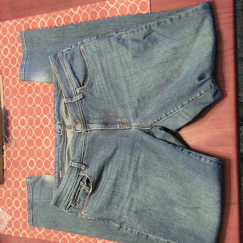 LOFT Curvy Skinny Jeans